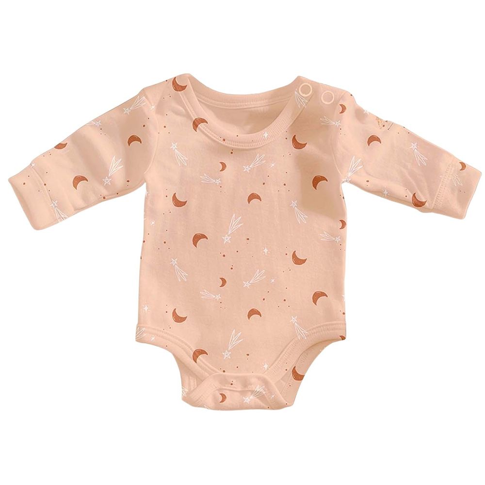 Luay Half Moon Full Sleeves Bodysuit - Orange