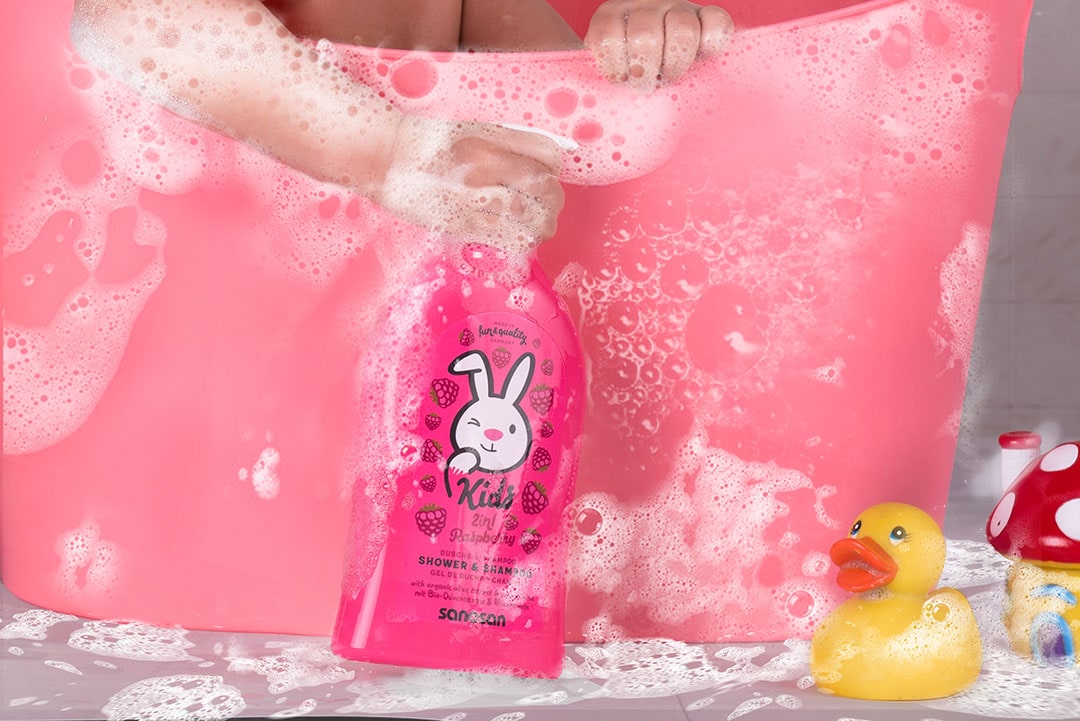 SANOSAN Kids Shower & Shampoo Raspberry 400ML