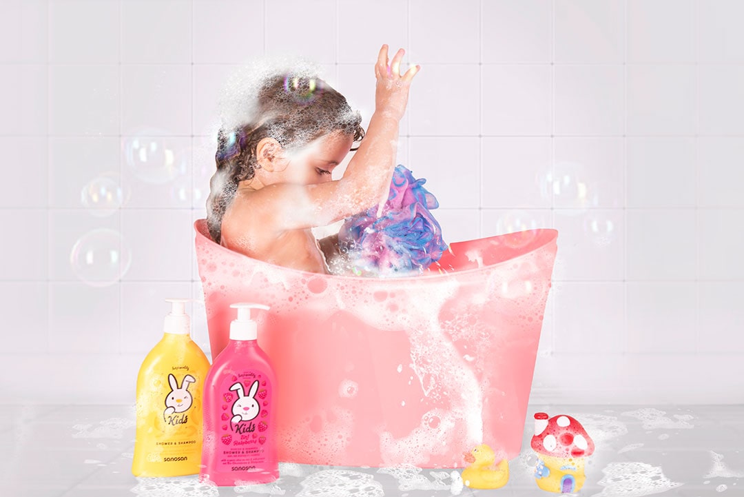 SANOSAN Kids Shower & Shampoo Banana 400ML