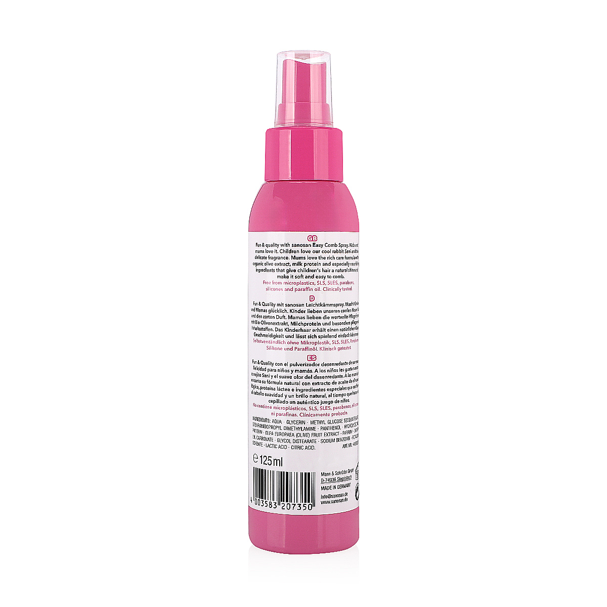 Sanosan Kids Easy Comb Detangling Hair Spray 125ml