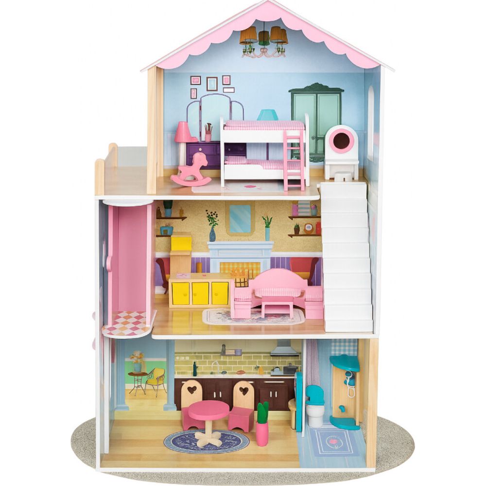 Factory Price - Little Princess Wooden Doll House - A