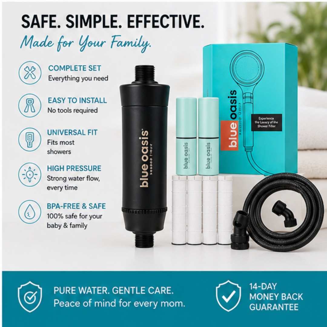 Blue Oasis Ultra Shower Filter Big savings (Black)