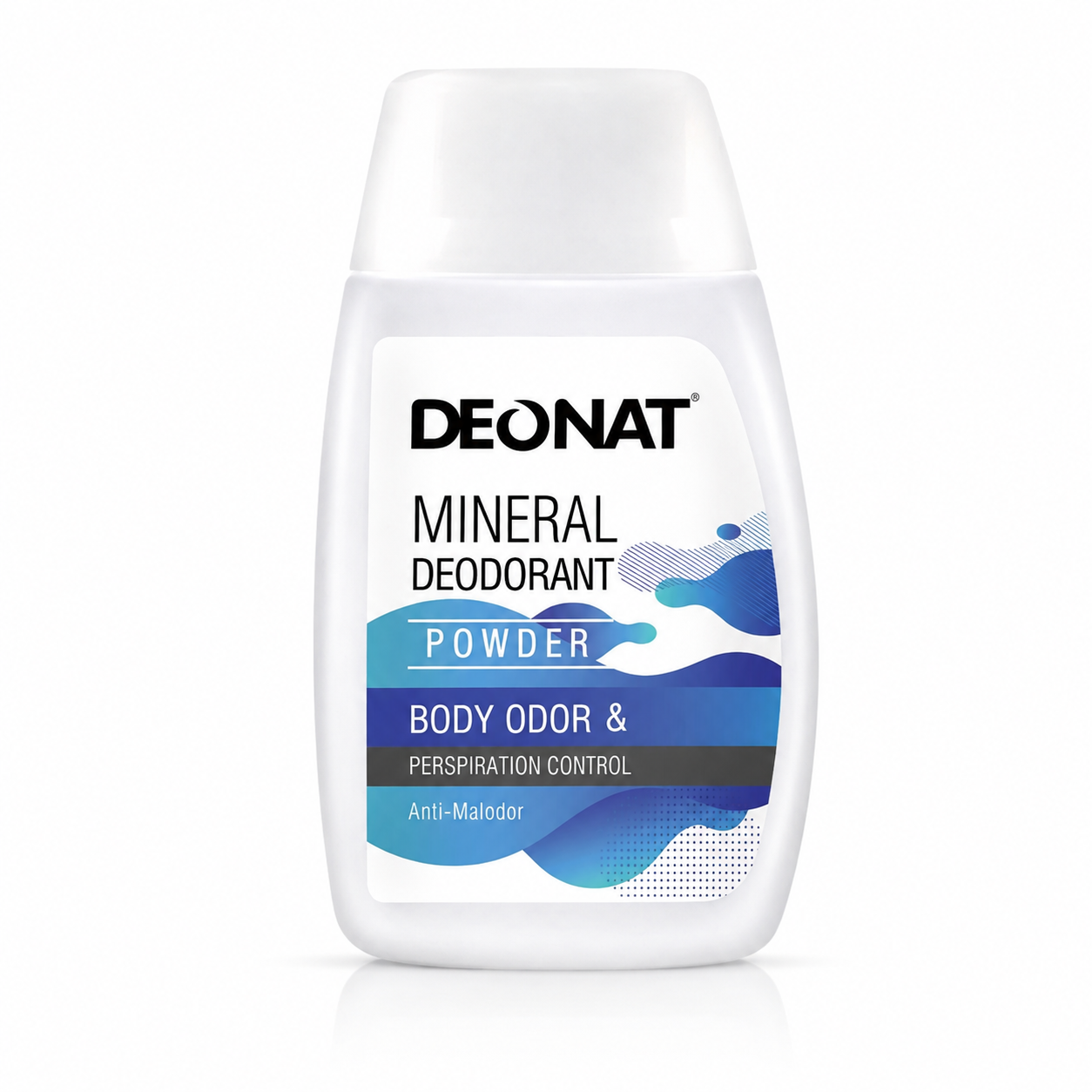 DEONAT Natural Mineral Deodorant Powder 50g Alum Body Odor & Perspiration Control