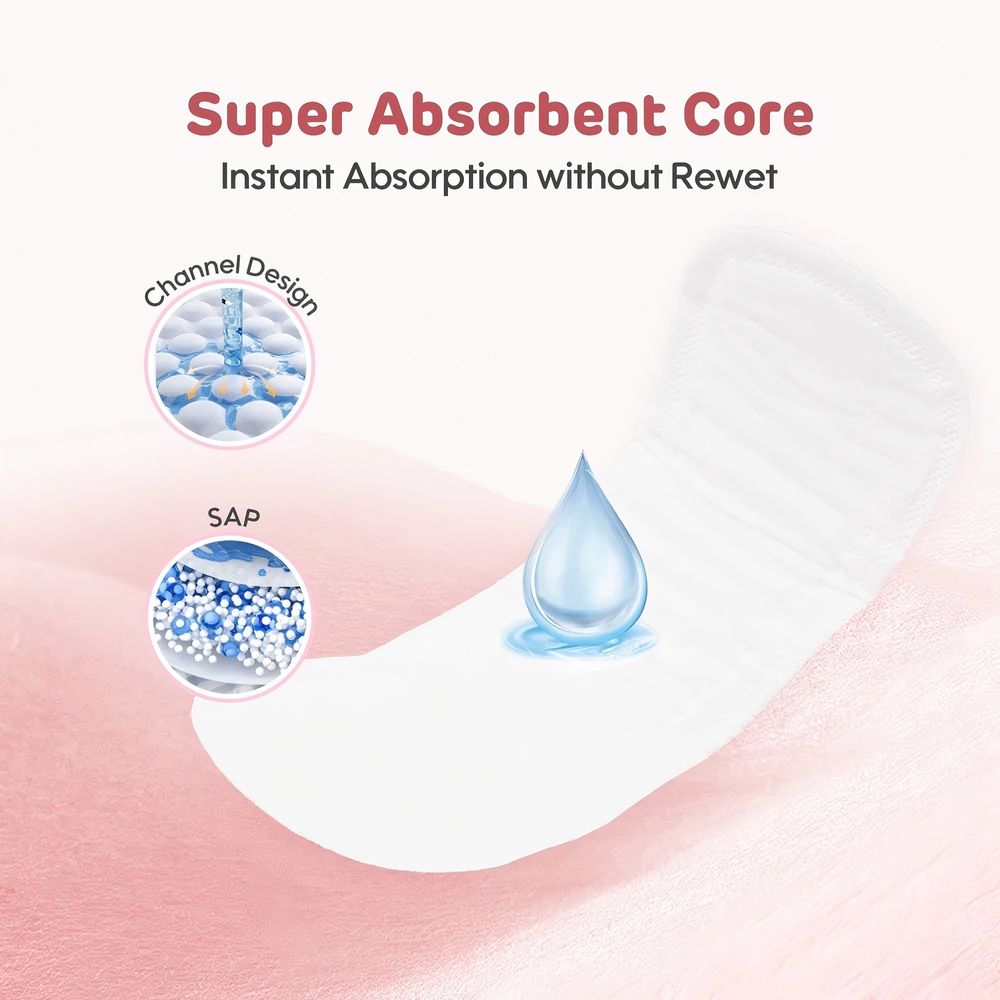 Aiwina - Panty Liners & Sanitary Pads Combo - Pack Of 3 - 41 Pcs