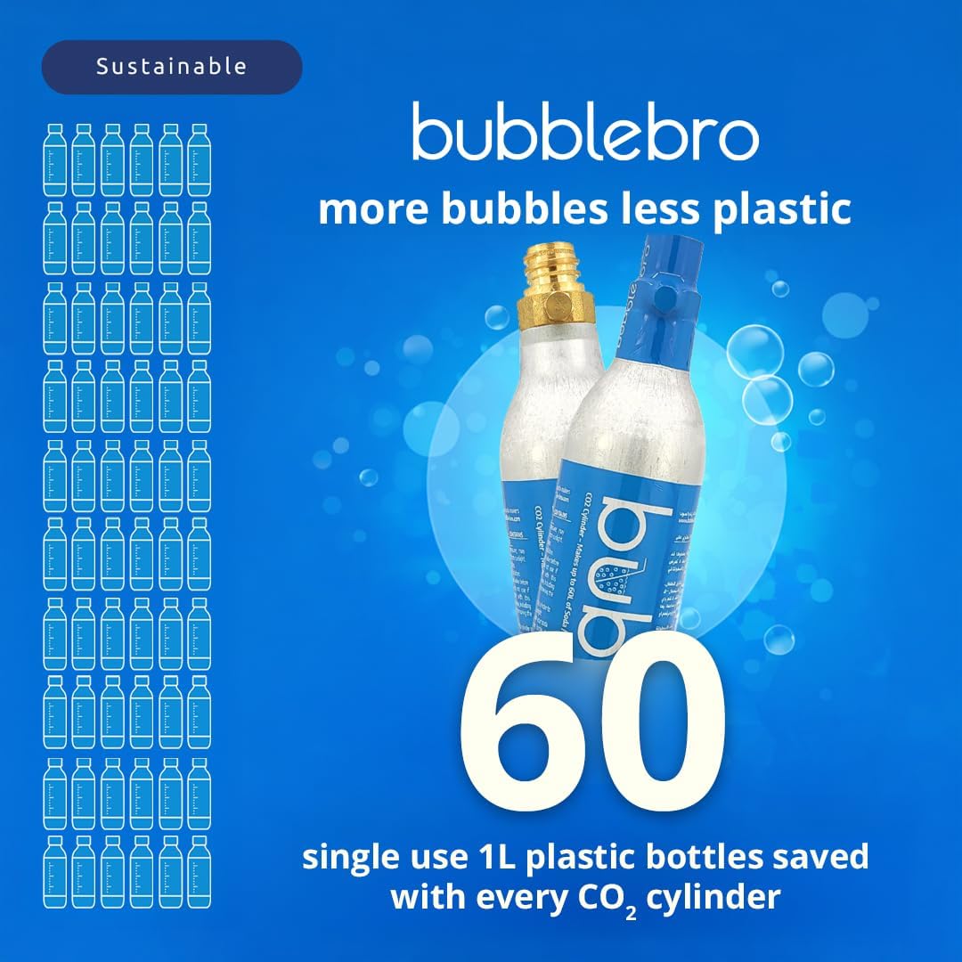 Bubble-Bro - CO2 Cylinder - Silver - 60 L