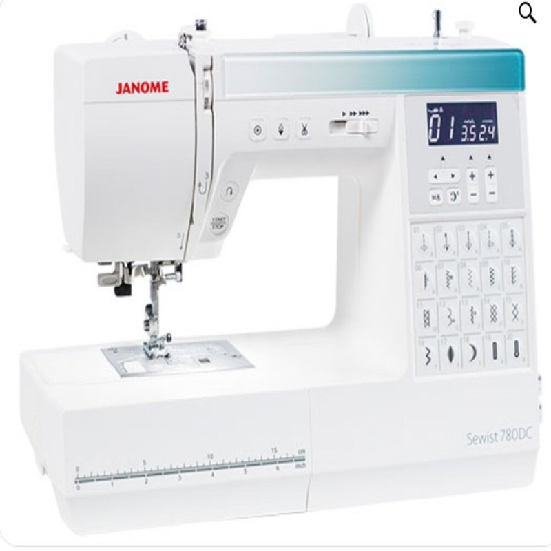 Janome - 780DC Computerized Sewing Machine - White