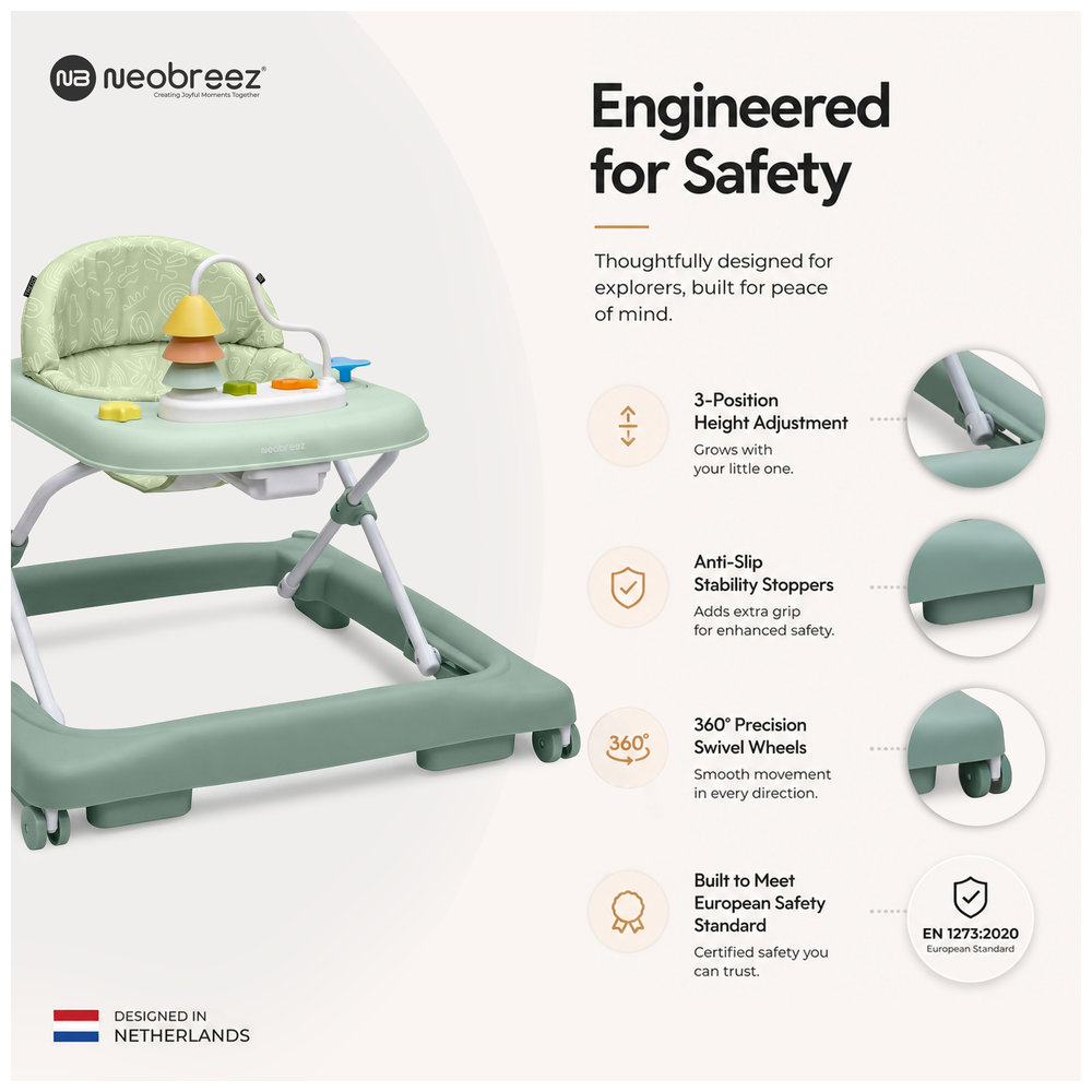 Neobreez - Tredo Baby Walker - Green