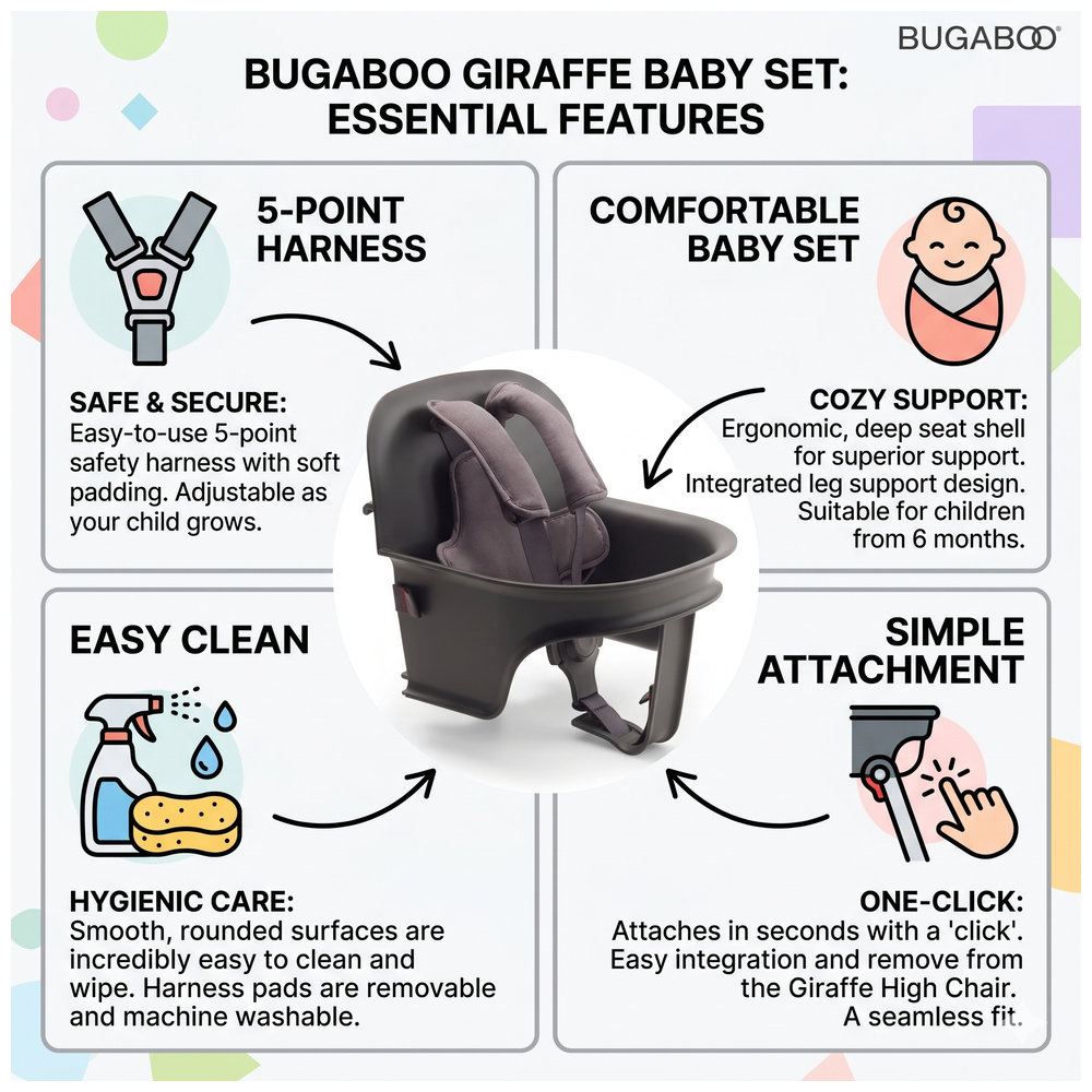 Bugaboo Giraffe Baby Set - Grey