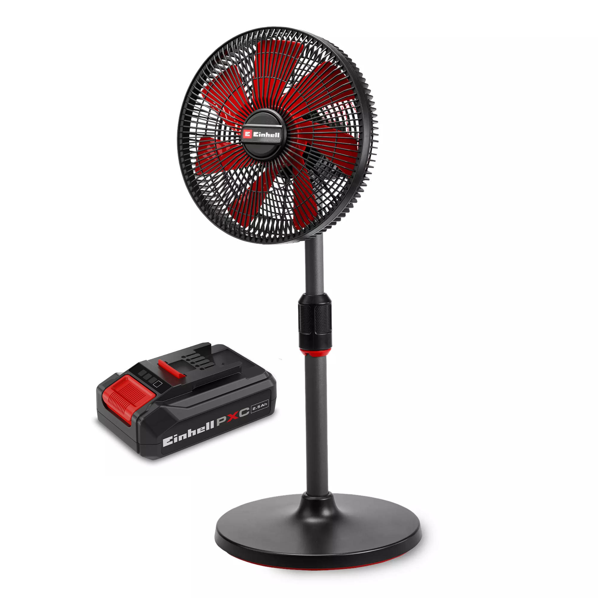Einhell - Cordless Fan With PXC Battery & Charger Starter Kit - Black - 18V
