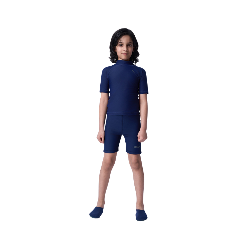 COEGA Unisex Kids Two Piece Swimsuit - Navy