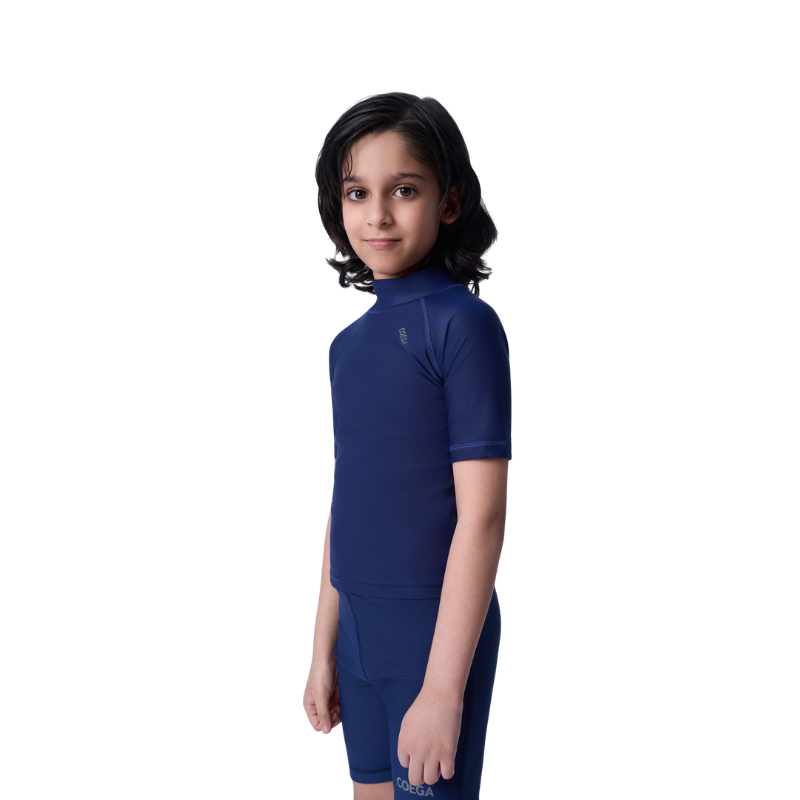 COEGA Unisex Kids Two Piece Swimsuit - Navy