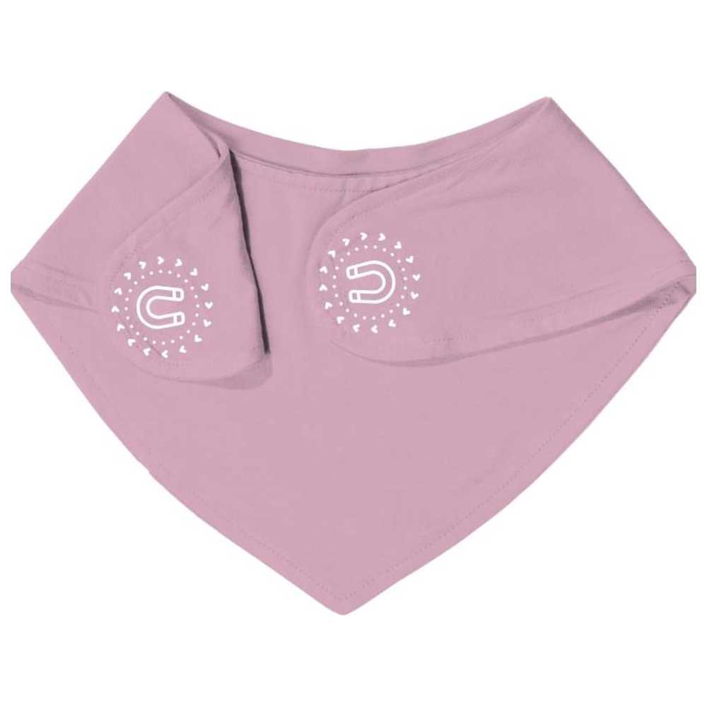 Birdie Magnetic Bamboo Bib - Dusty Pink