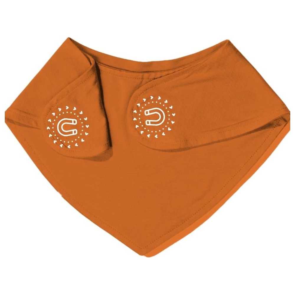 Birdie Magnetic Bamboo Bib - Terracotta