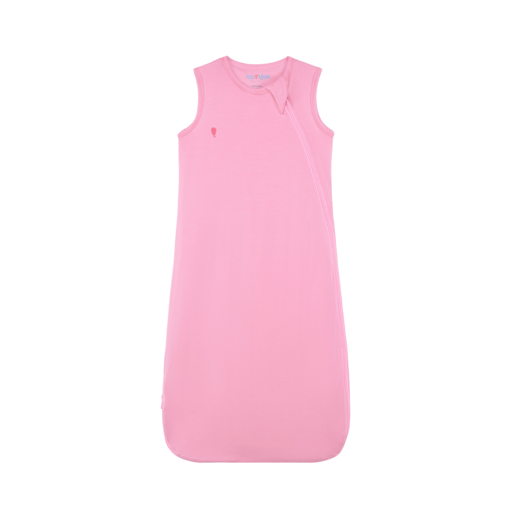 Atlas & Maya Bamboo Baby Sleep Sack 1.0 Tog - The Essential Sleep Bag - Pink