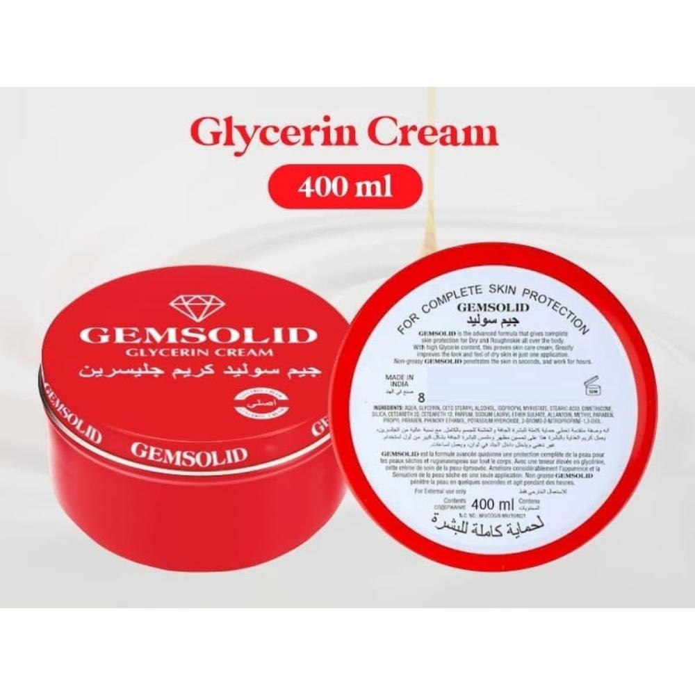 Gemsolid - Glycerin Cream - 400 ml