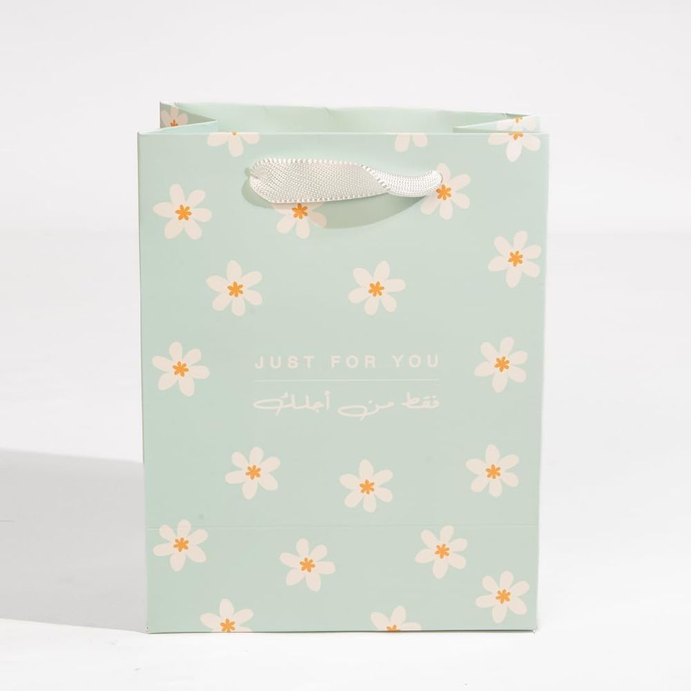 Share the Love Just For You Gift Bag - Mint Green - Medium