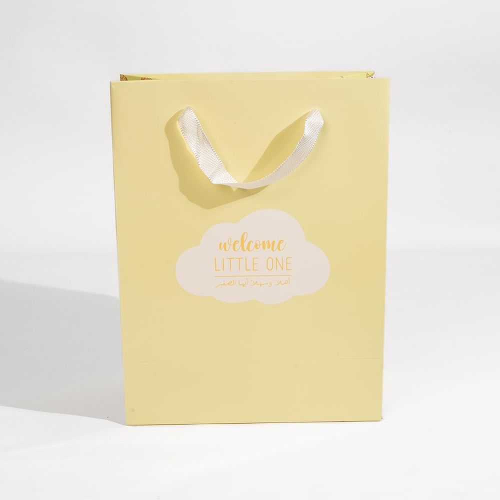 Share the Love Welcome Little One Gift Bag - Yellow - Large