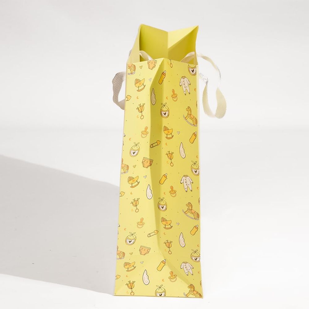 Share the Love Welcome Little One Gift Bag - Yellow - Large