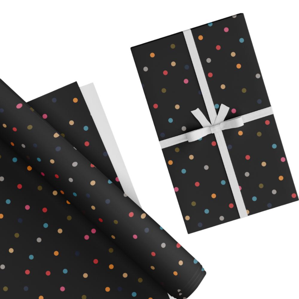 Share The Love - Gift Wrapping Paper Pack - Just for you - Black