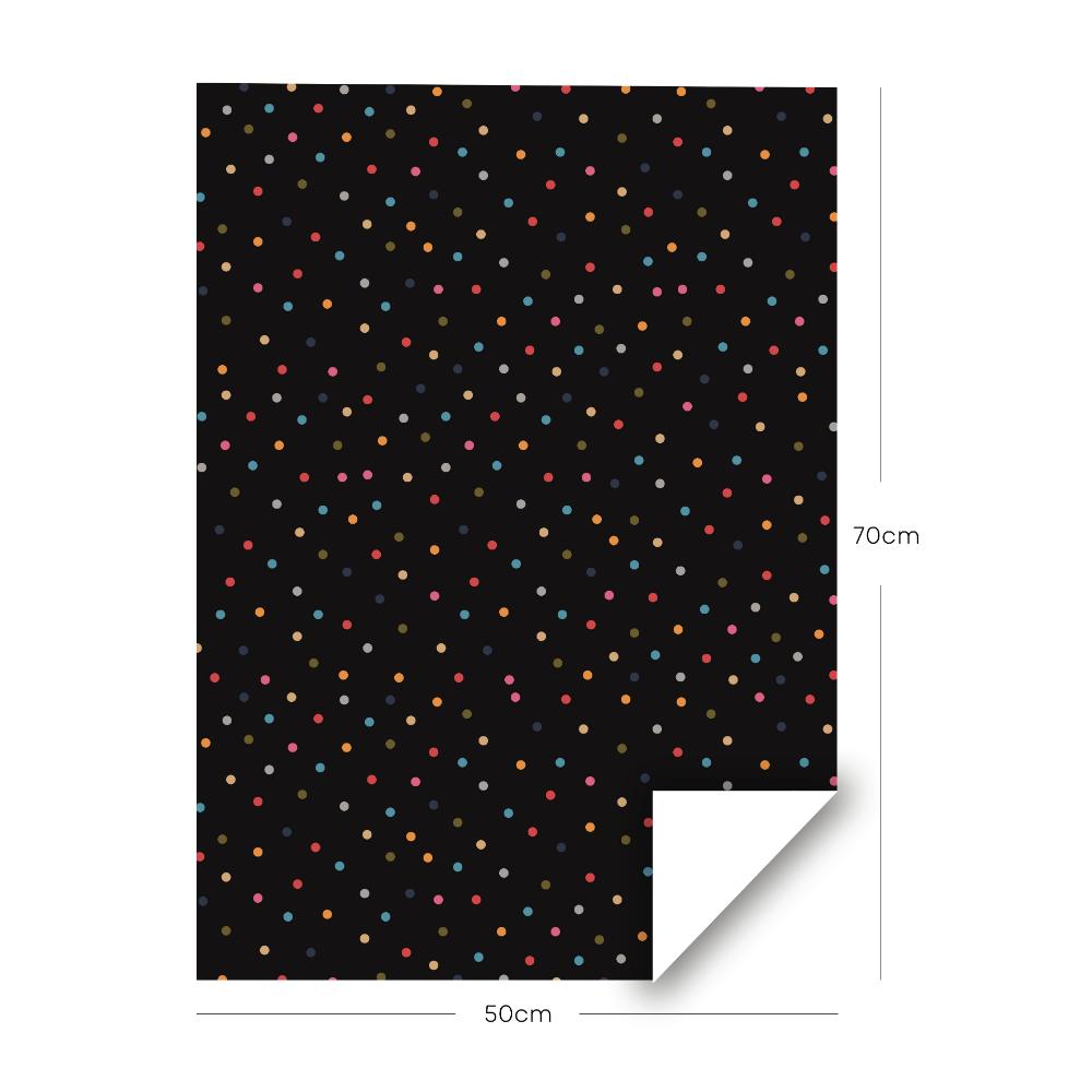 Share The Love - Gift Wrapping Paper Pack - Just for you - Black