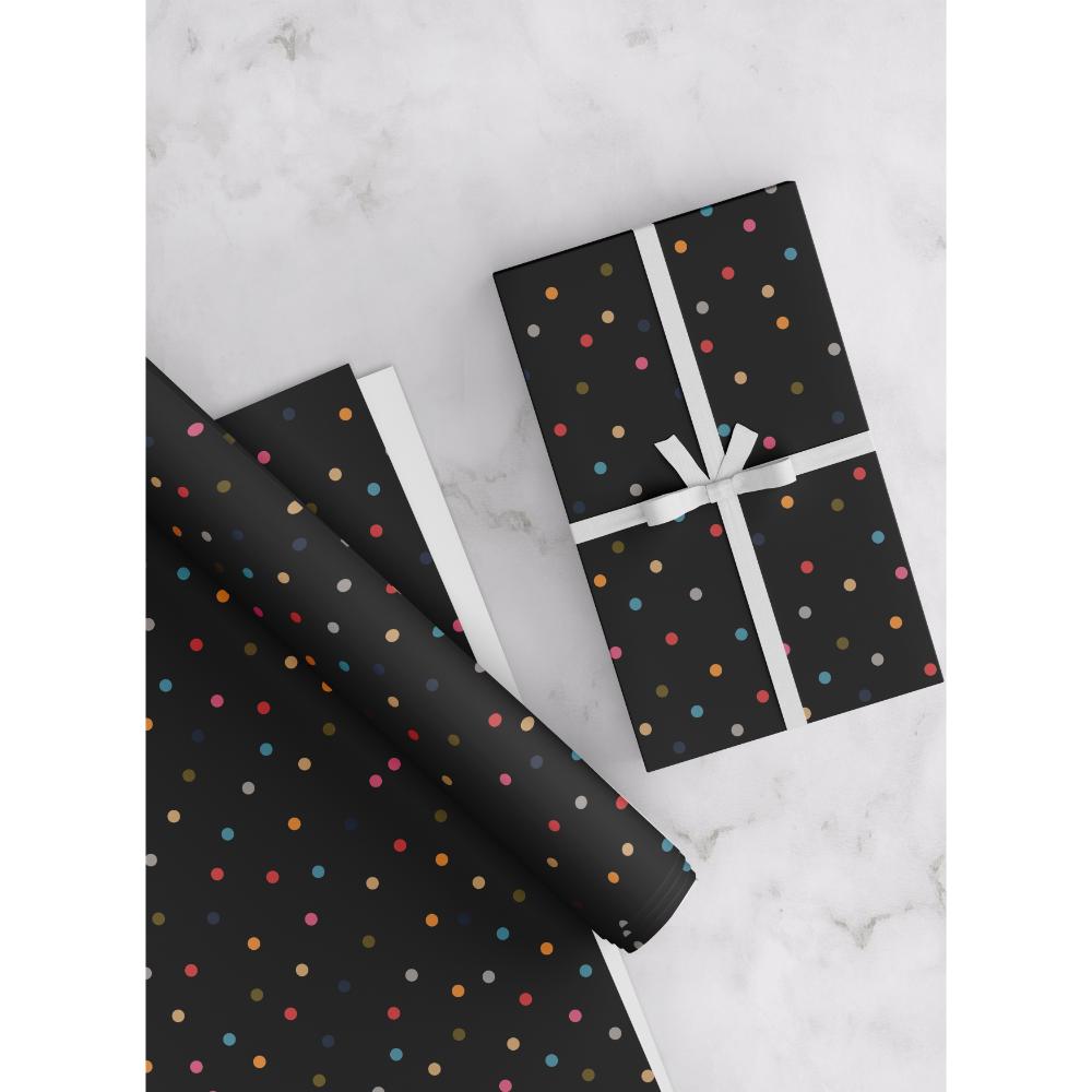 Share The Love - Gift Wrapping Paper Pack - Just for you - Black