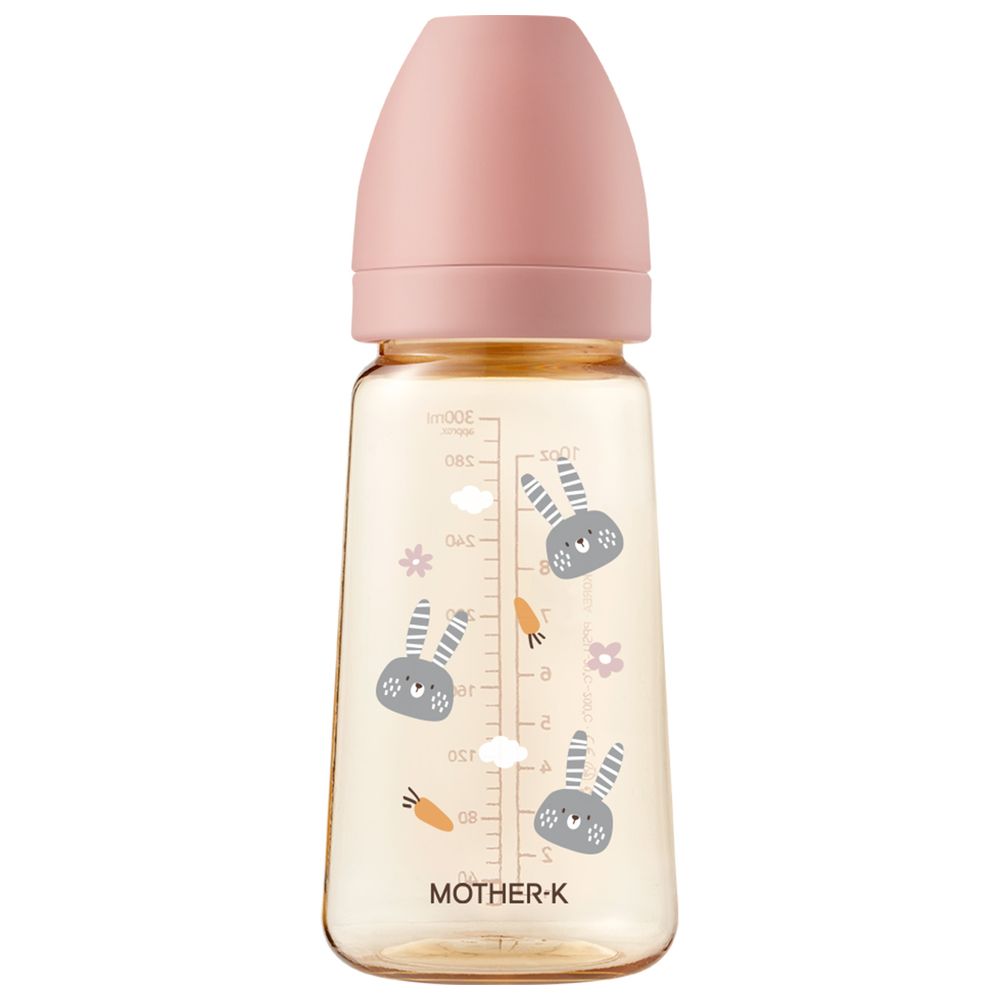 Mother K - PPSU Feeding Bottle - Step 3 - Bunny Blossom - 280 ml