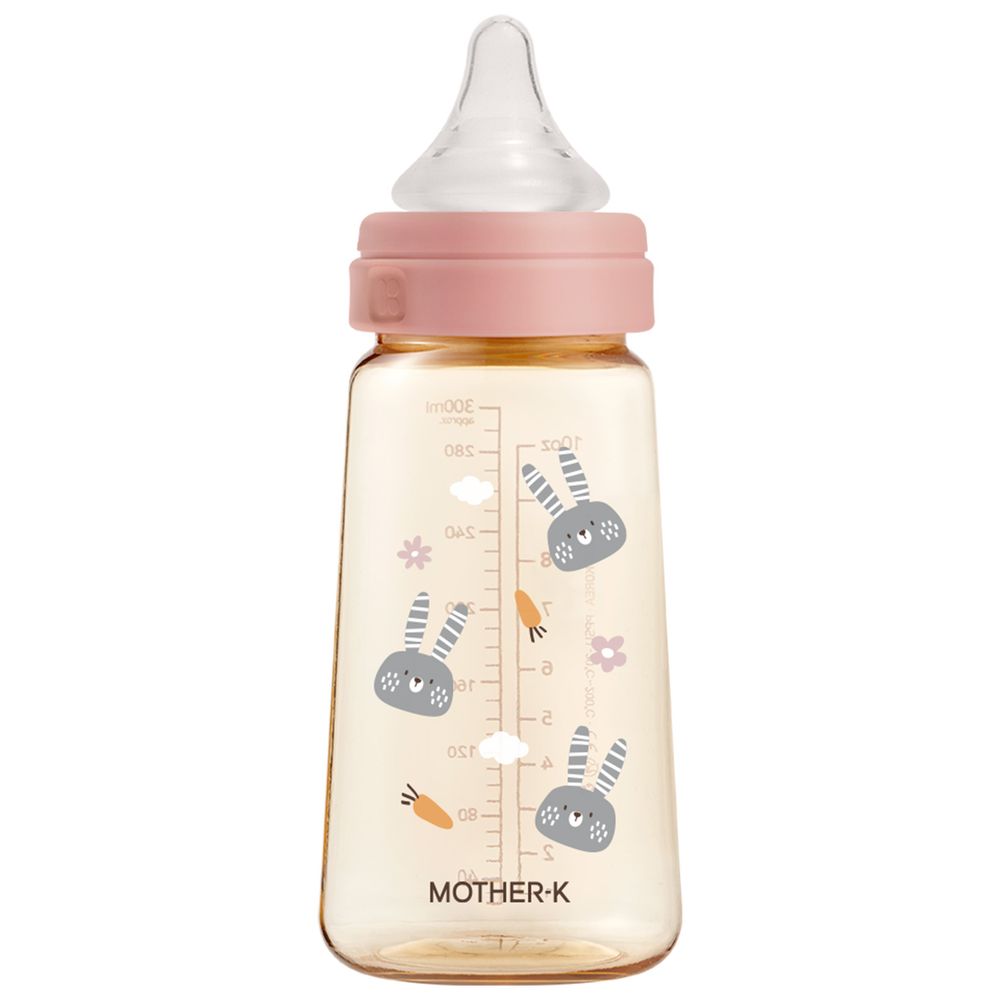 Mother K - PPSU Feeding Bottle - Step 3 - Bunny Blossom - 280 ml