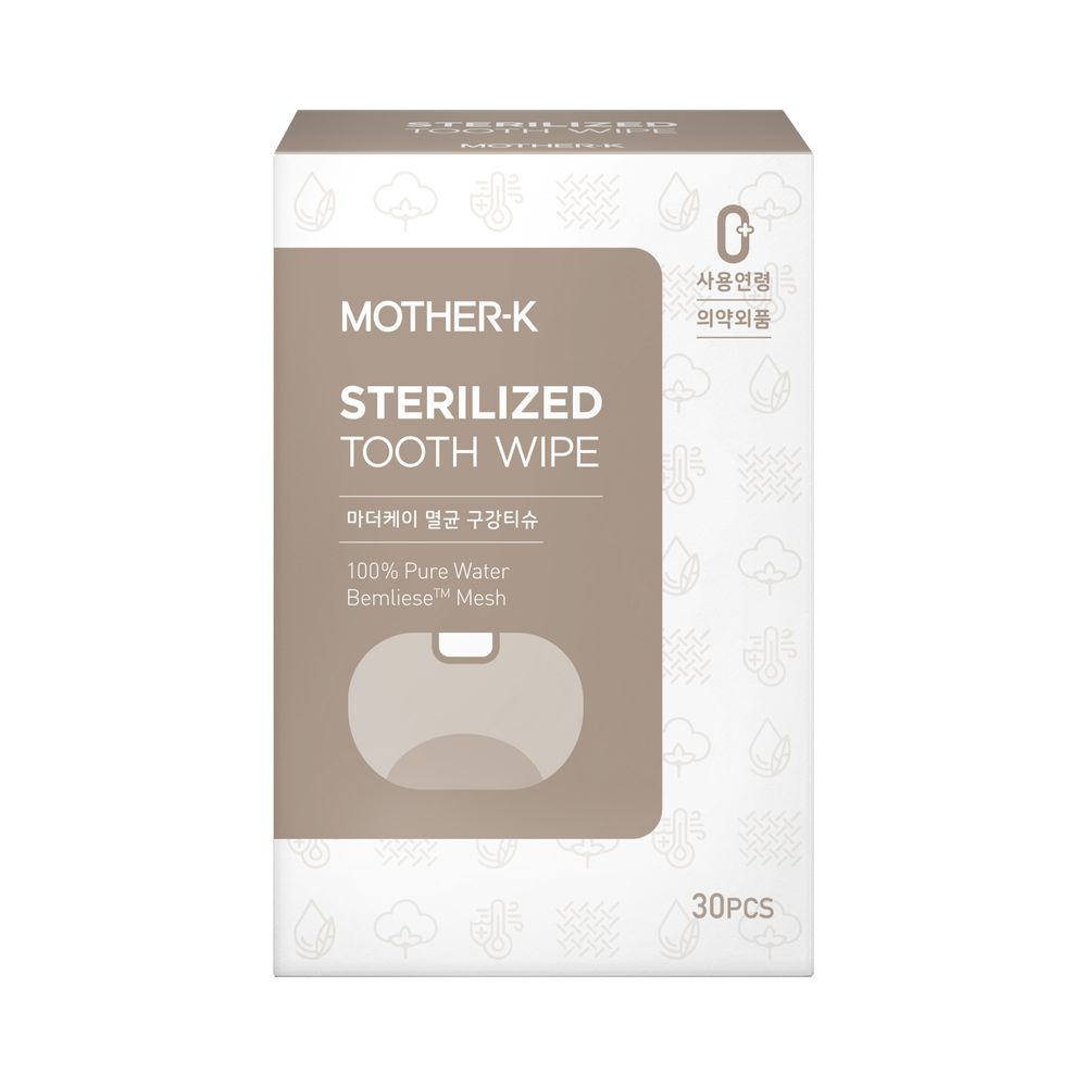 Mother-K - Sterilized Tooth Wipe - 30 Pcs