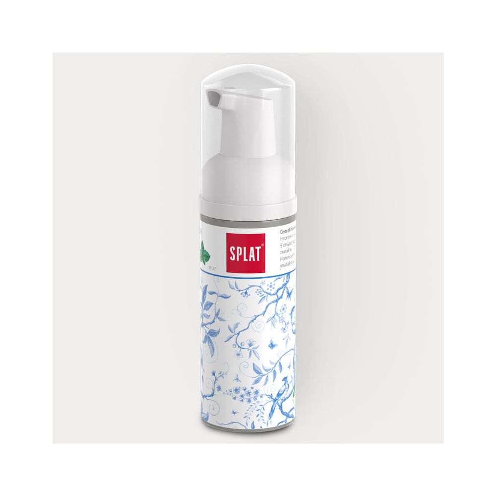 SPLAT 2-in-1 Mint Oral Care Foam 50ml - Brush-Free