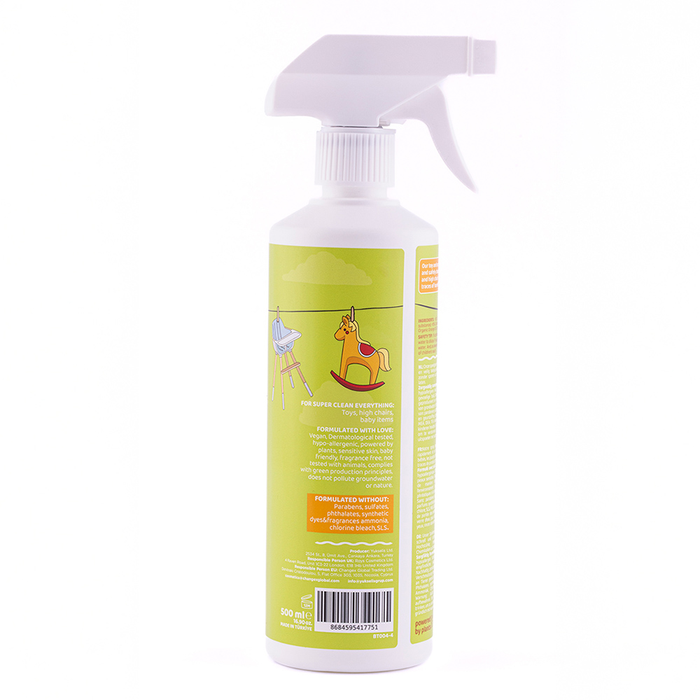 Babyton - All Natural Toy & Surface Cleaner Spray - 500 ml