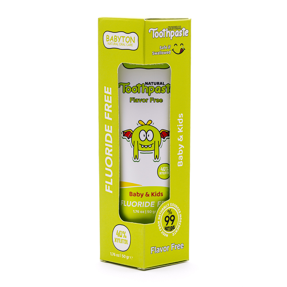 Babyton - Baby & Kids Natural Toothpaste - Flavor-Free - 50 gm