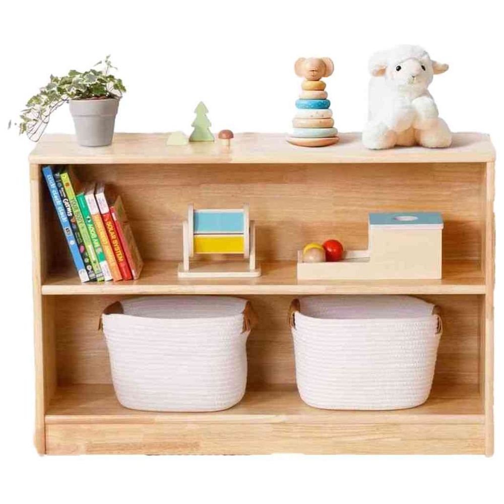 Oook - Montessori Inspired 2-tier Shelf - Brown