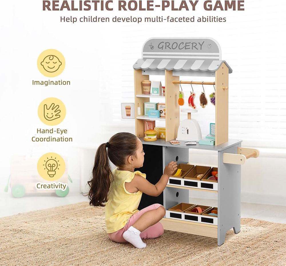 OOOK Kids Montessori Grocery Store - MultiColor