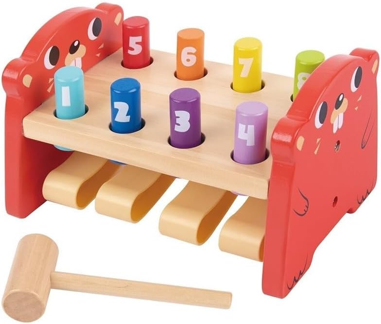 Tooky Toys Whack-a-mole Wooden Toy