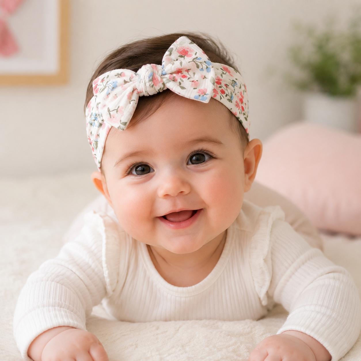 Wonder Kids - Berry Hearts Bow Headband Set