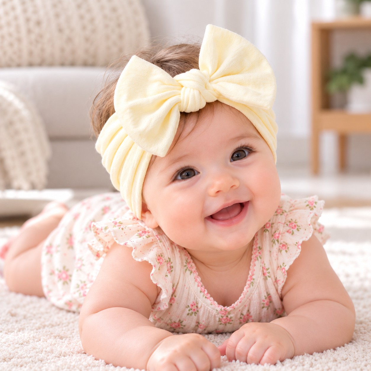 Wonder Kids - Little Bloom Baby Headband Set - Blush Pink - 3 Pcs