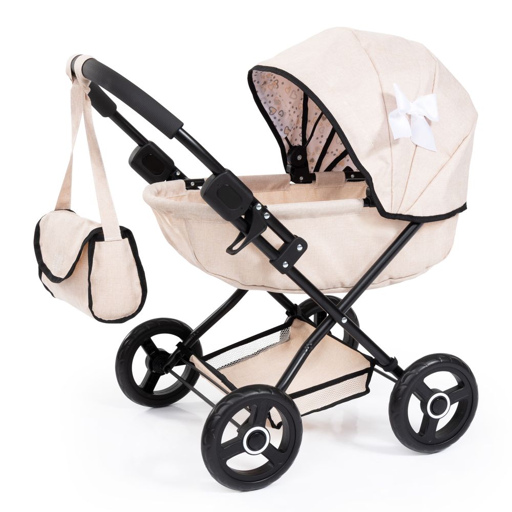Bayer - Cosy Doll Pram Play Set - Beige