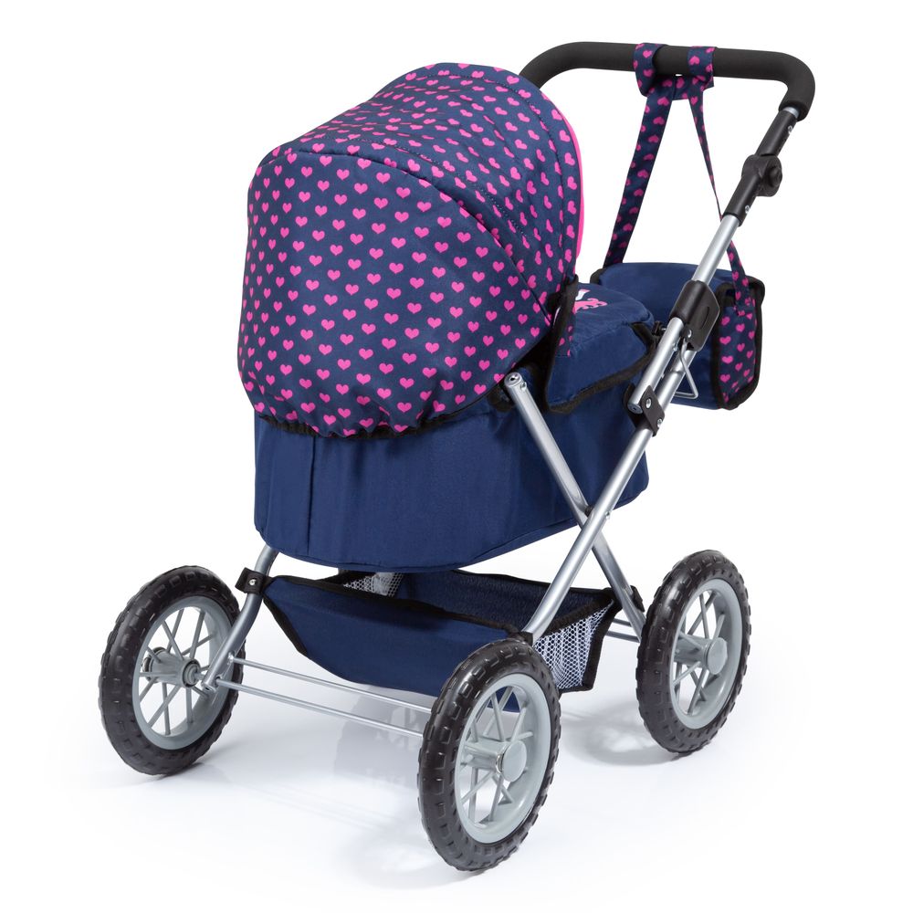 Bayer - Trendy Doll Pram Play Set - Blue/Pink