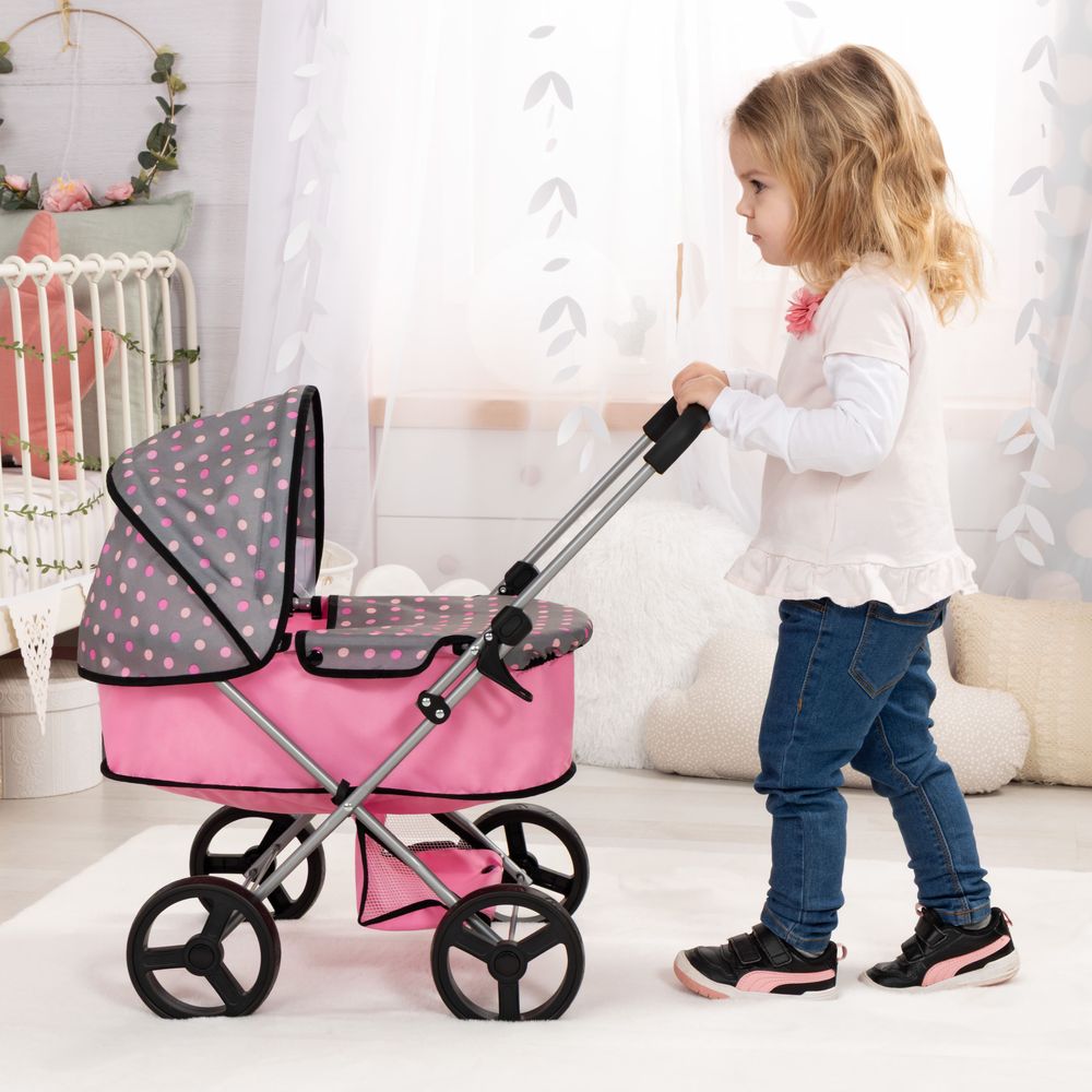 Bayer - Go Doll Pram Play Set - Pink