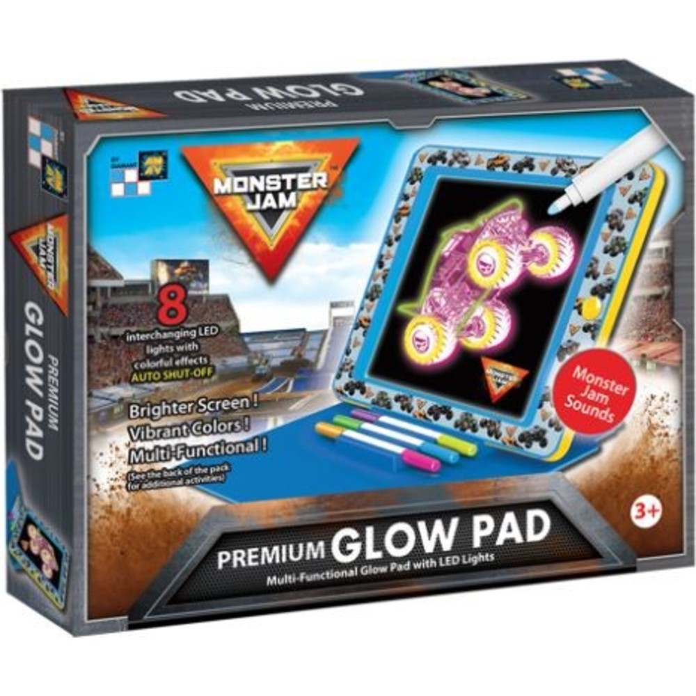 Monster Jam - Premium Glow Pad With LED Lights