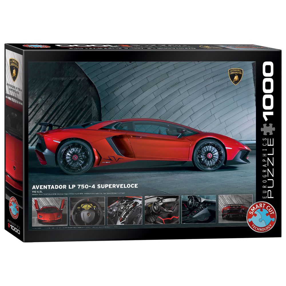 Eurographics Toys - Aventador LP 750-4 Superveloce Puzzle Set - 1000 Pcs