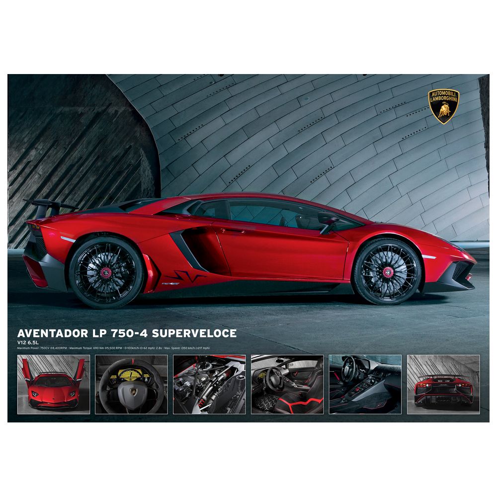 Eurographics Toys - Aventador LP 750-4 Superveloce Puzzle Set - 1000 Pcs