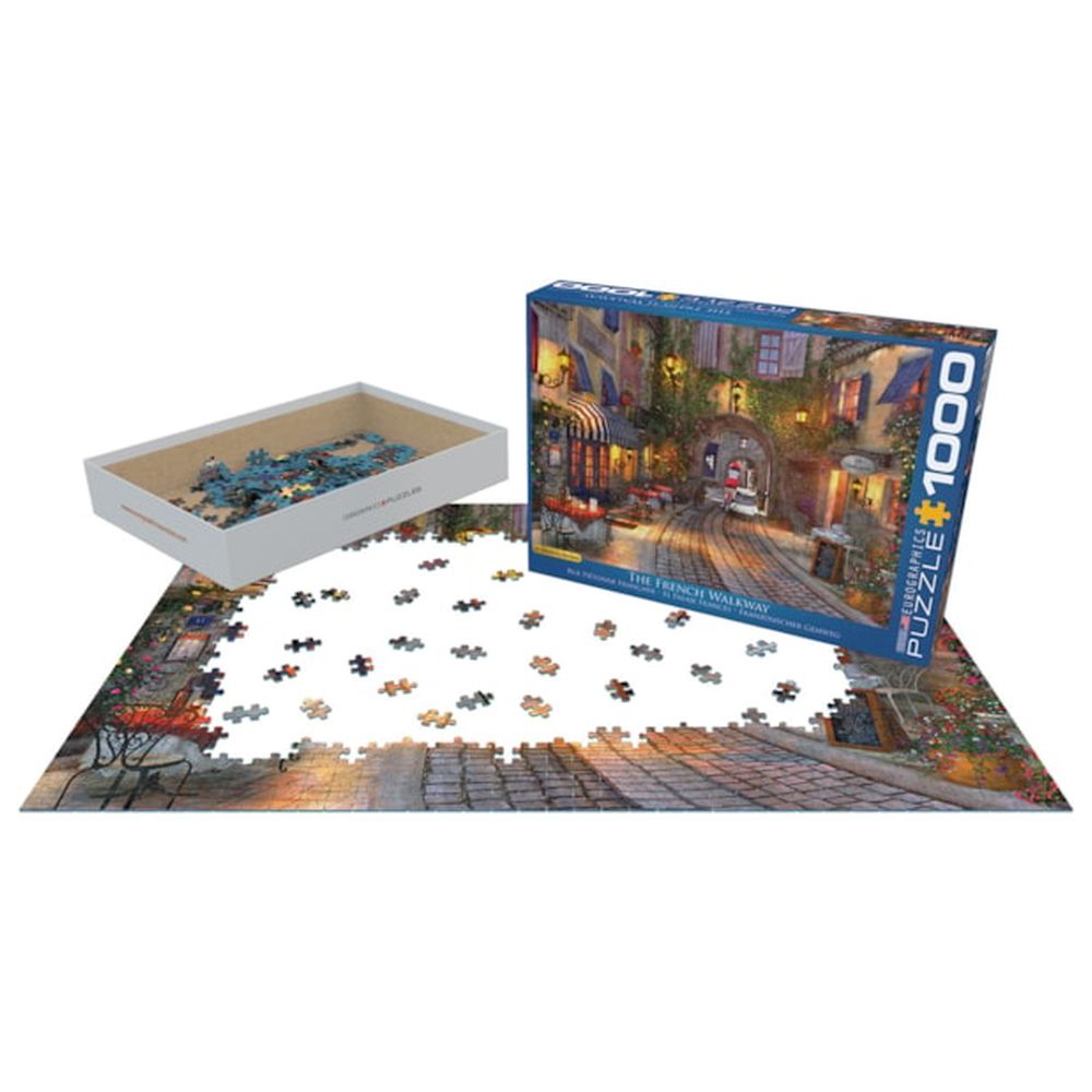Eurographics Toys - French Walkway Puzzle Set - 1000 Pcs