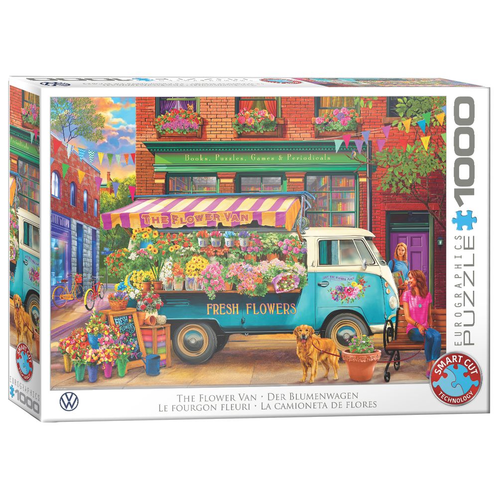 Eurographics Toys - The Flower Van Puzzle Set - 1000 Pcs