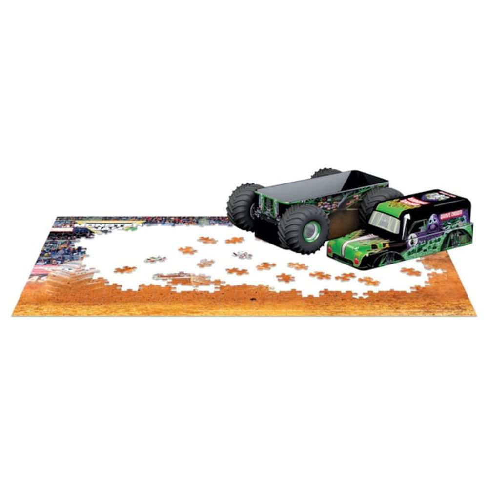 Eurographics Toys - Monster Jam Grave Digger Puzzle Set In A Tin - 550 Pcs