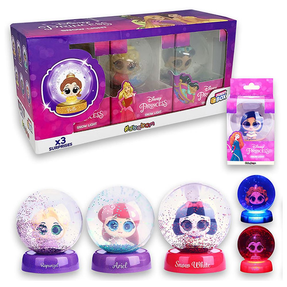 Disney Princess - Snow Light-Up Bouncing Balls With 3D Figurines