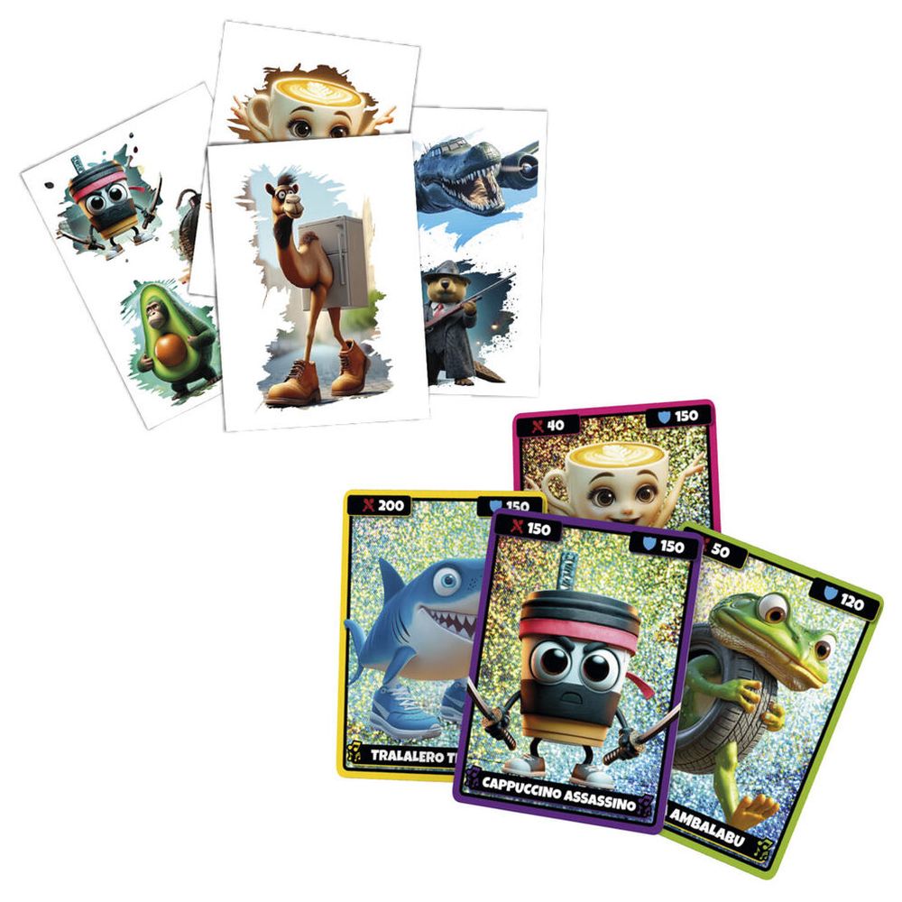 Kidz Brainrot - Italian Mystery Bag With Tattoos And 3 Cards