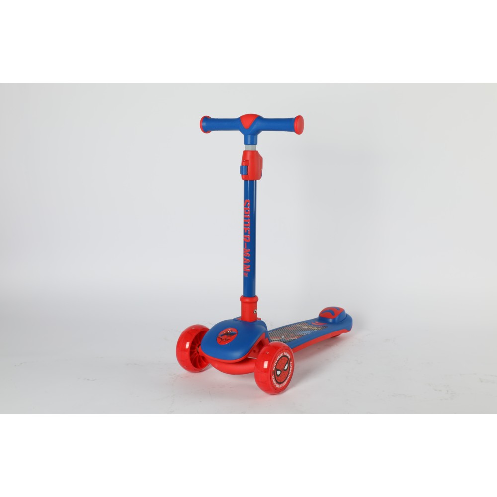 Spiderman - Foldable Twist Manual Scooter - Blue