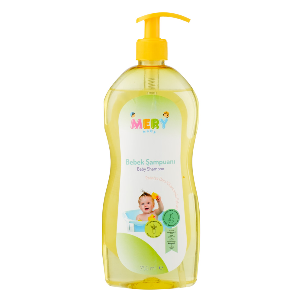 Mery Baby - Natural Tear-Free Baby Shampoo - 750 ml