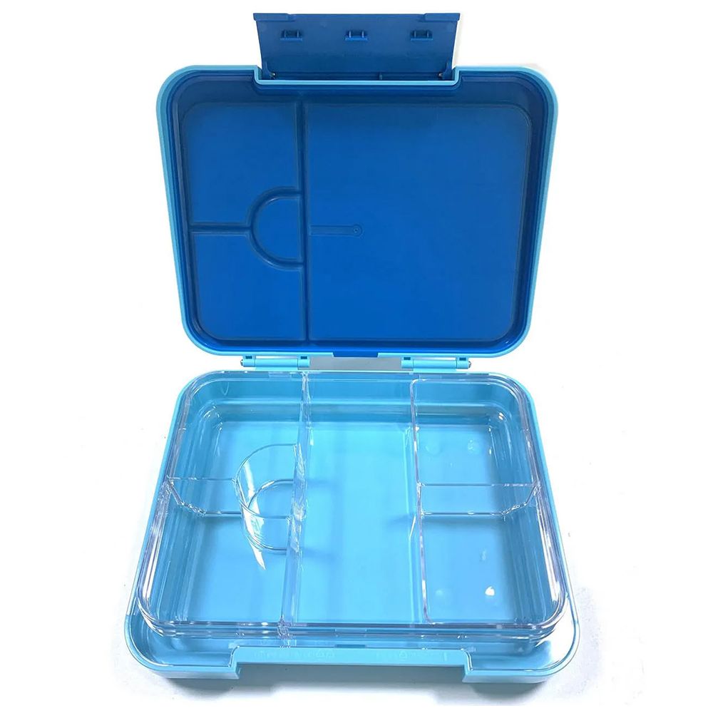 Starmarz - 6-Compartment Bento Glitter Lunch Box - Blue - 1195 ml